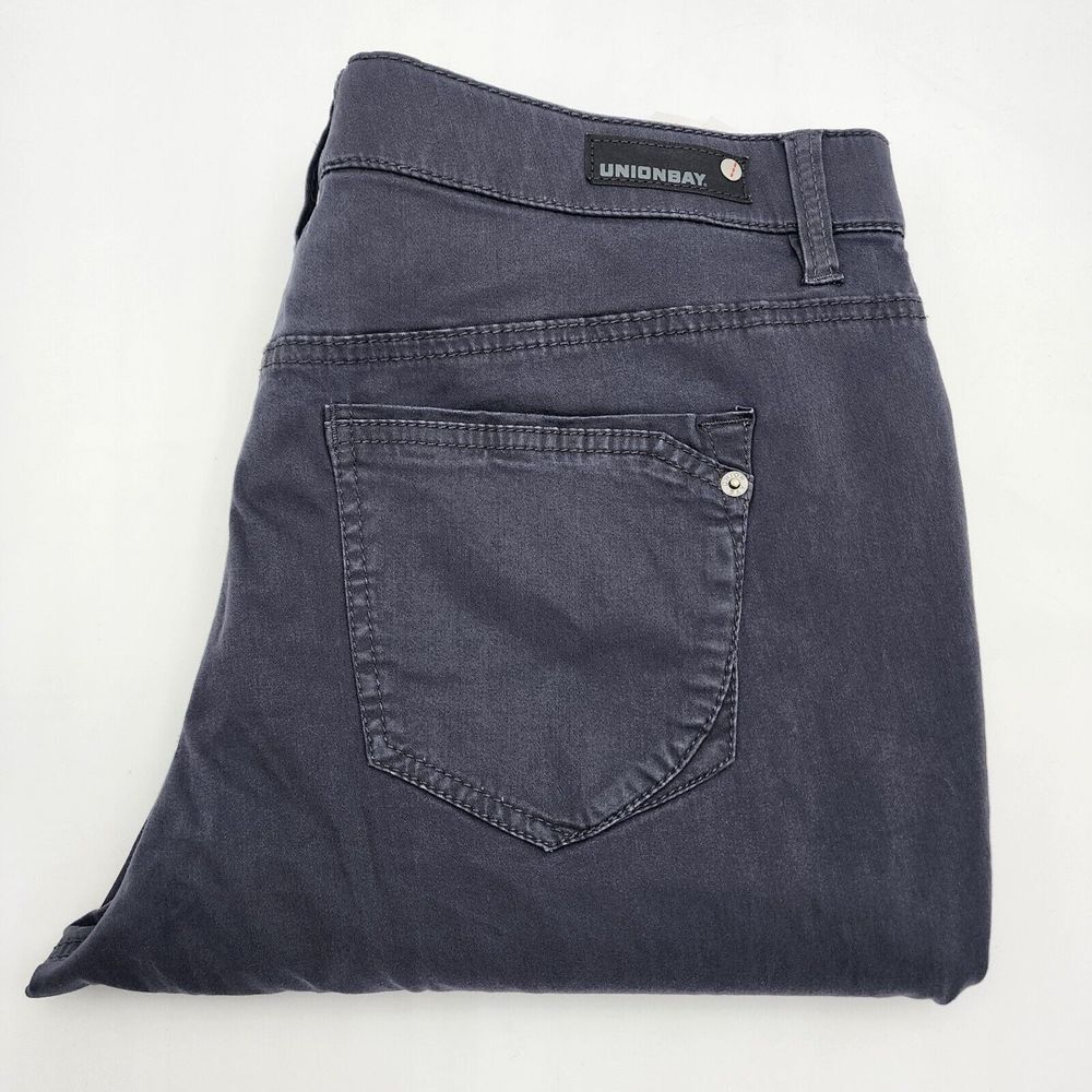 Unionbay Juniors Size 16 Galaxy Grey Straight Fit Skinny Leg Pants